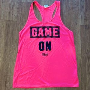 PINK “Game On” Graphic Tank Top